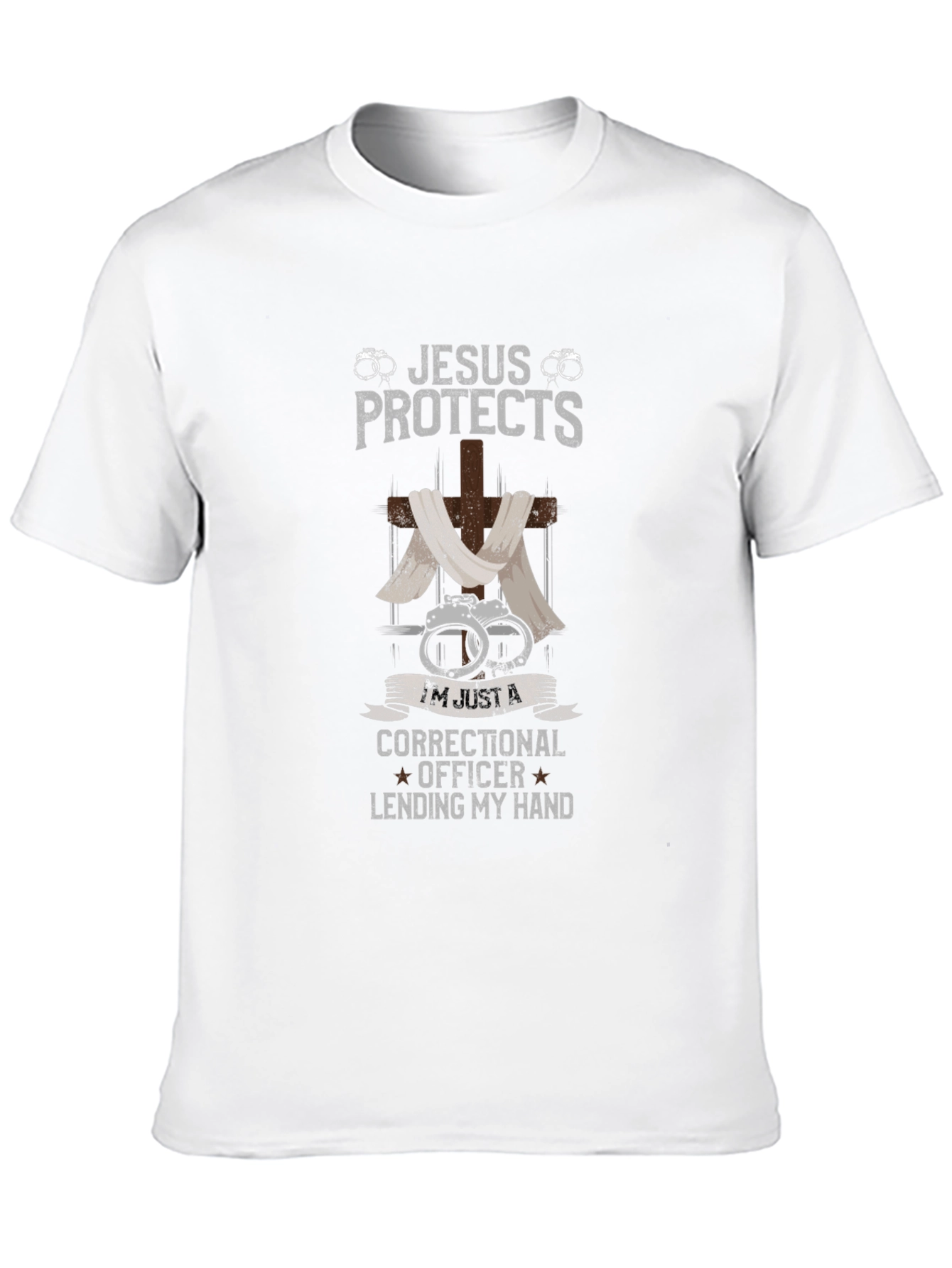 Jesus Protects Correctional Officer T-Shirt