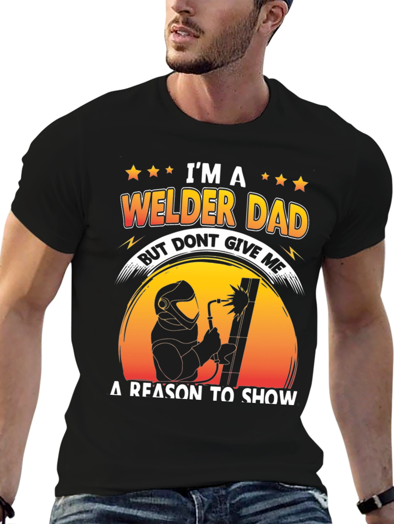 Welder Dad Graphic Tee
