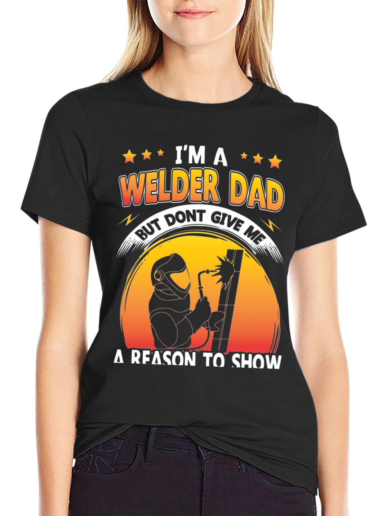 Welder Dad Graphic Tee