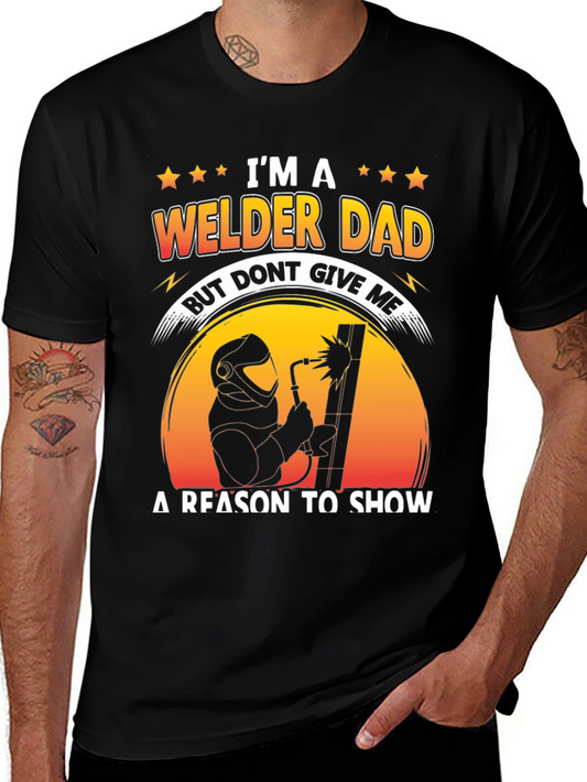 Welder Dad Graphic Tee