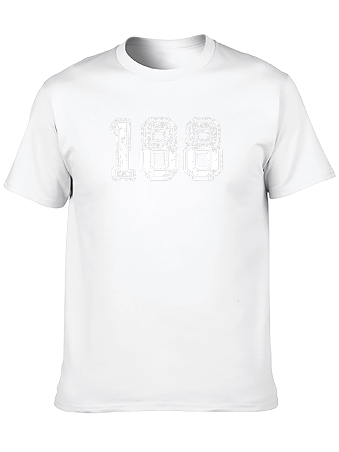 Retro Number 188 Black T-Shirt