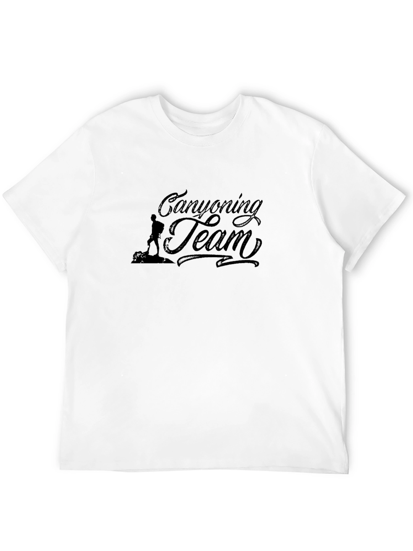 Canyoning Team Black Graphic T-Shirt
