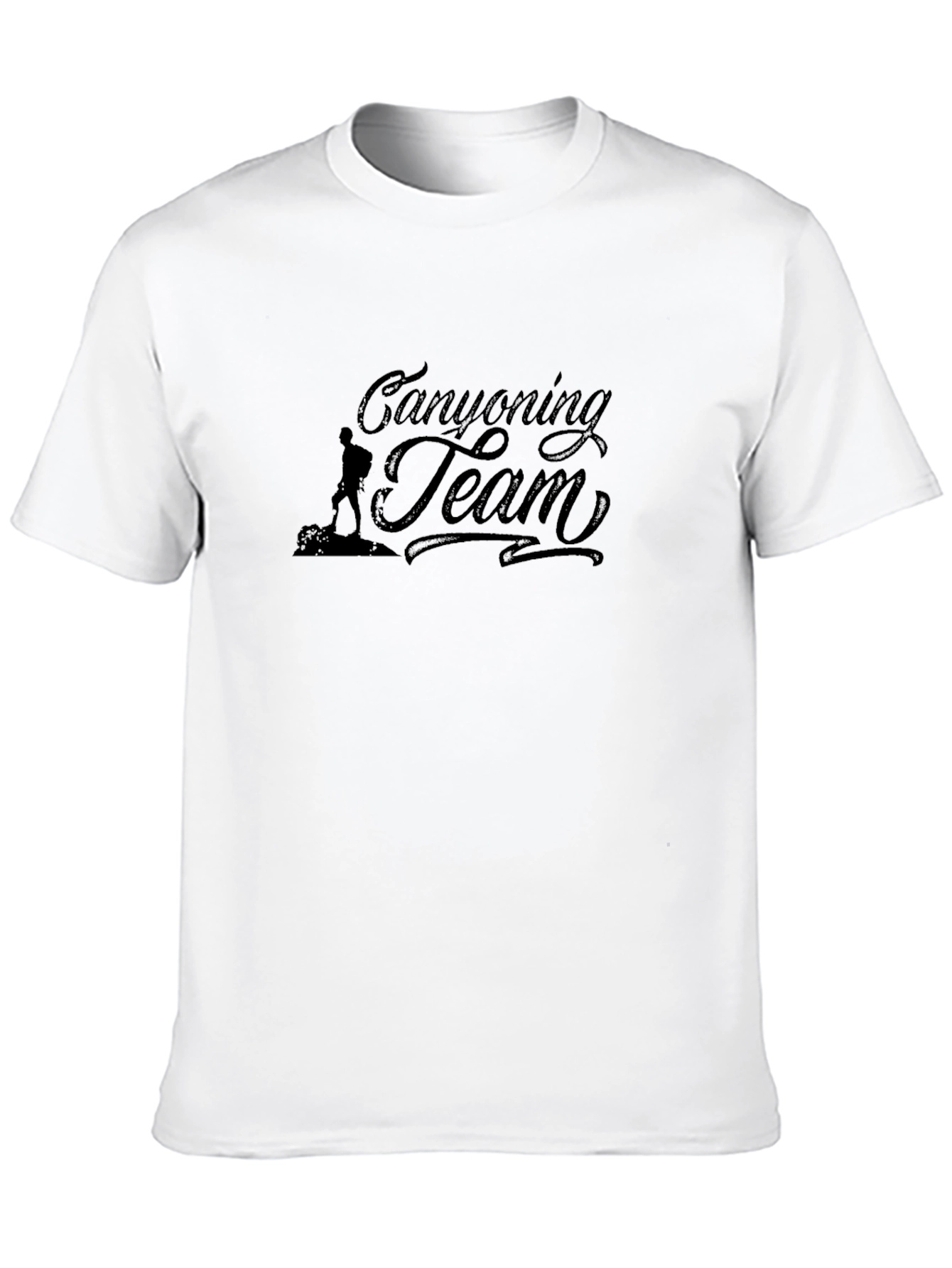 Canyoning Team Black Graphic T-Shirt