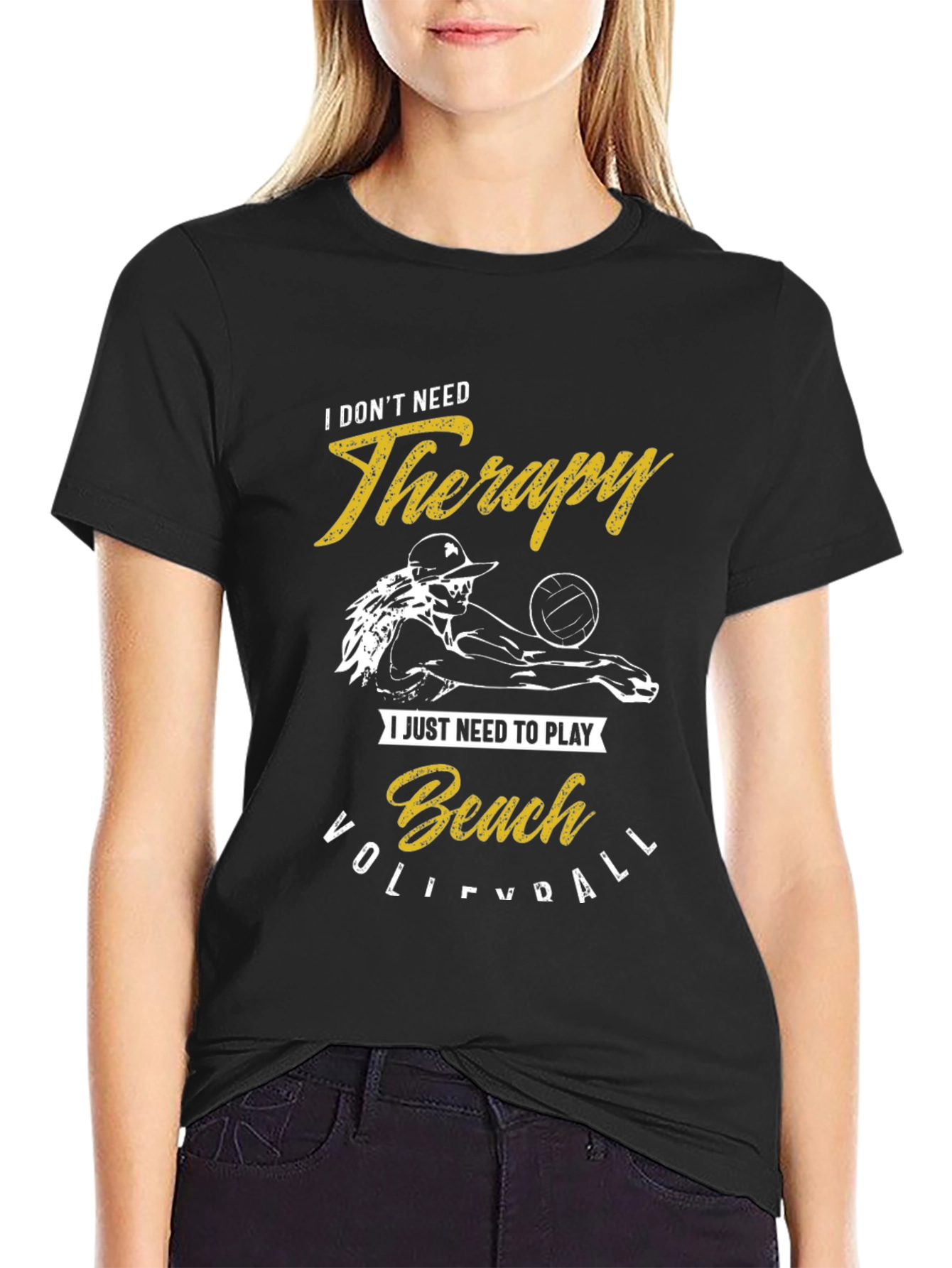 Beach Volleyball Therapy T-Shirt