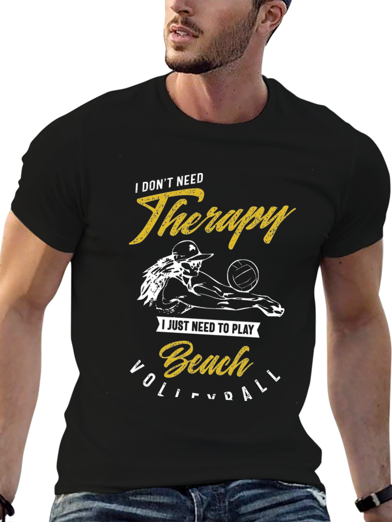 Beach Volleyball Therapy T-Shirt