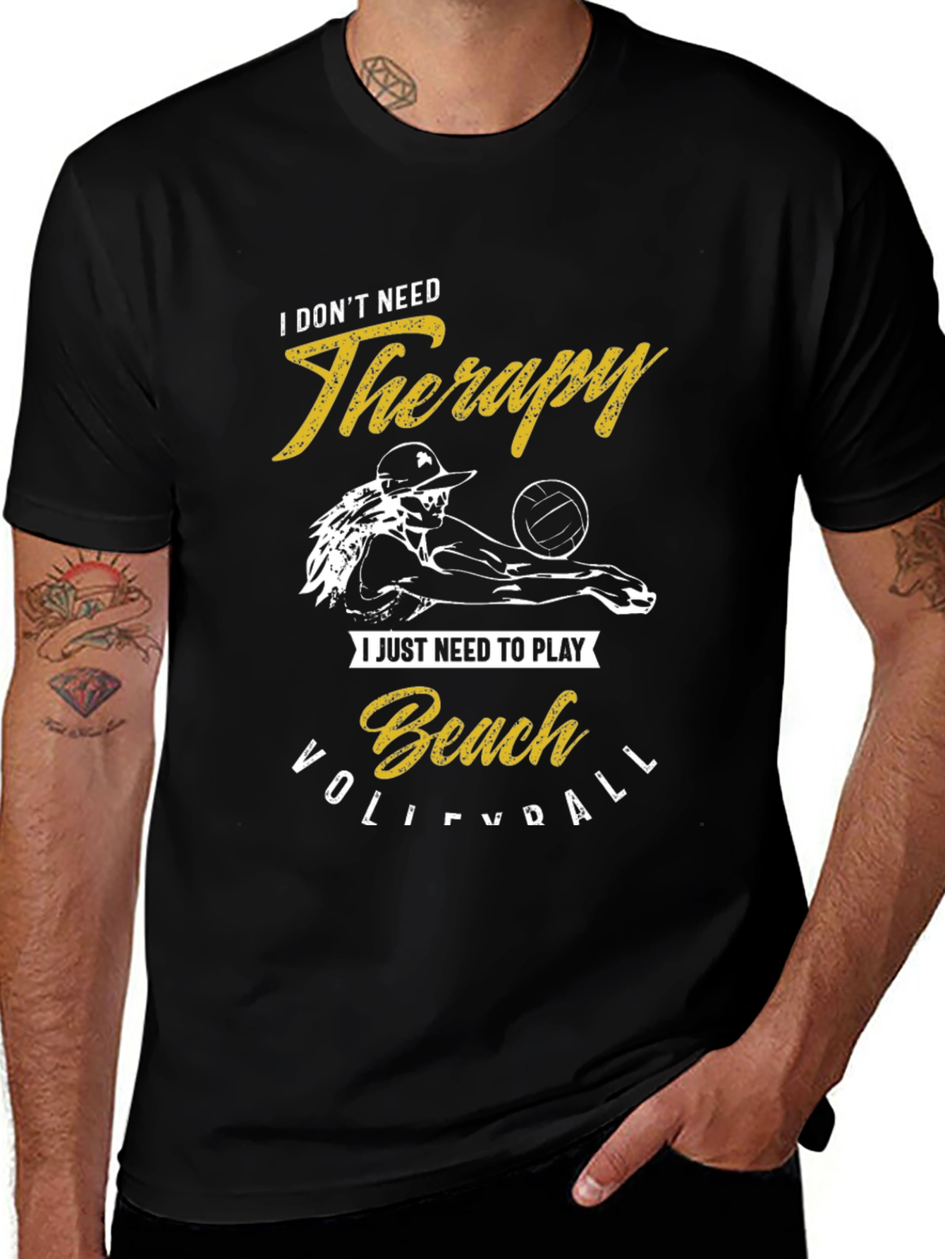 Beach Volleyball Therapy T-Shirt