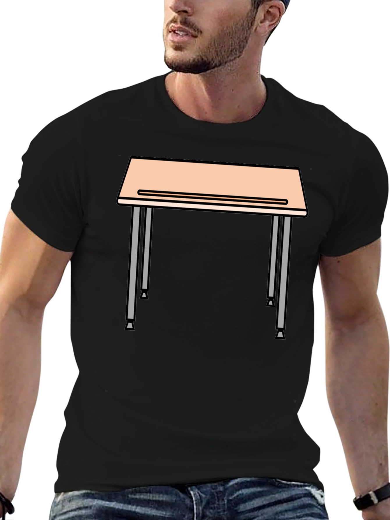 Student Desk Graphic Tee - Back to School Style