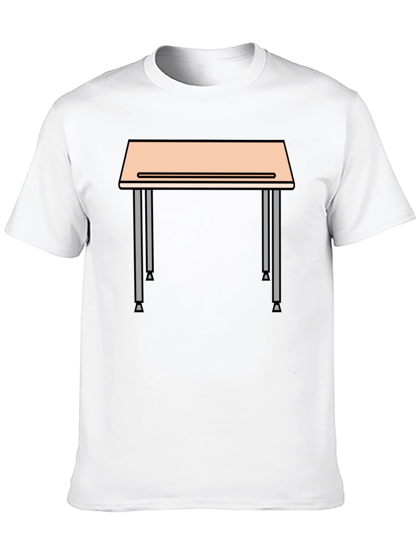 Student Desk Graphic Tee - Back to School Style