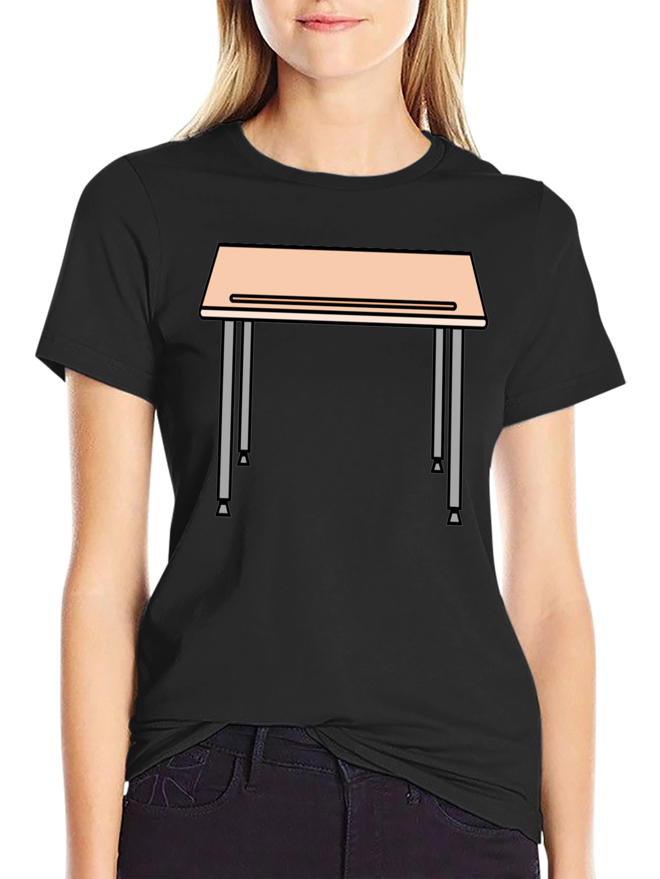 Student Desk Graphic Tee - Back to School Style
