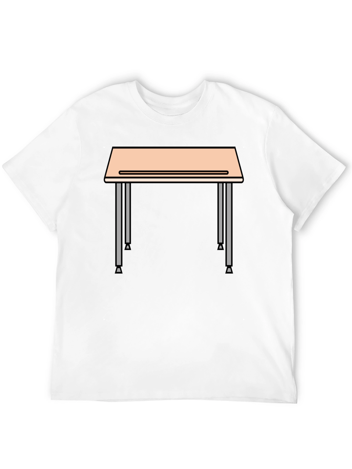 Student Desk Graphic Tee - Back to School Style