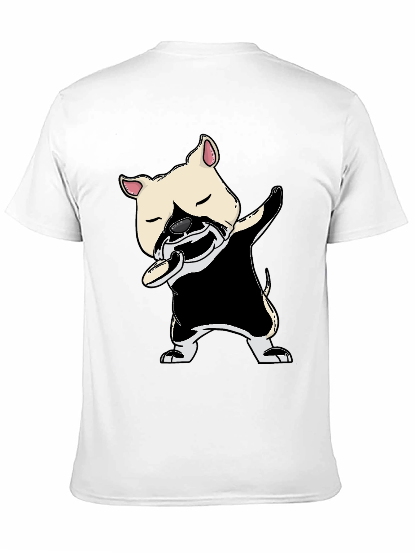 Dabbing Dog Graphic Tee - Unisex Black T-Shirt