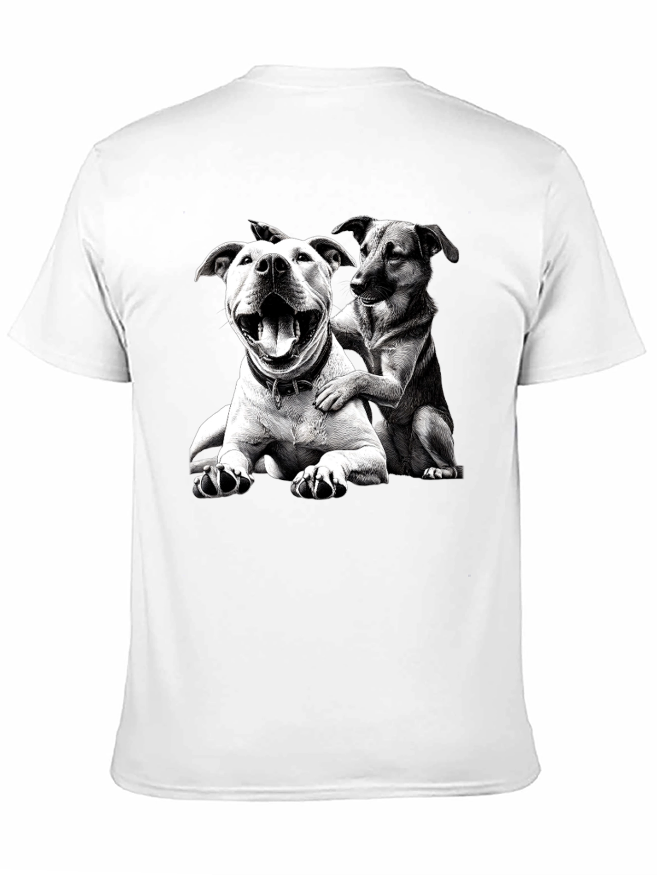 Dog Lovers Black Graphic Tee
