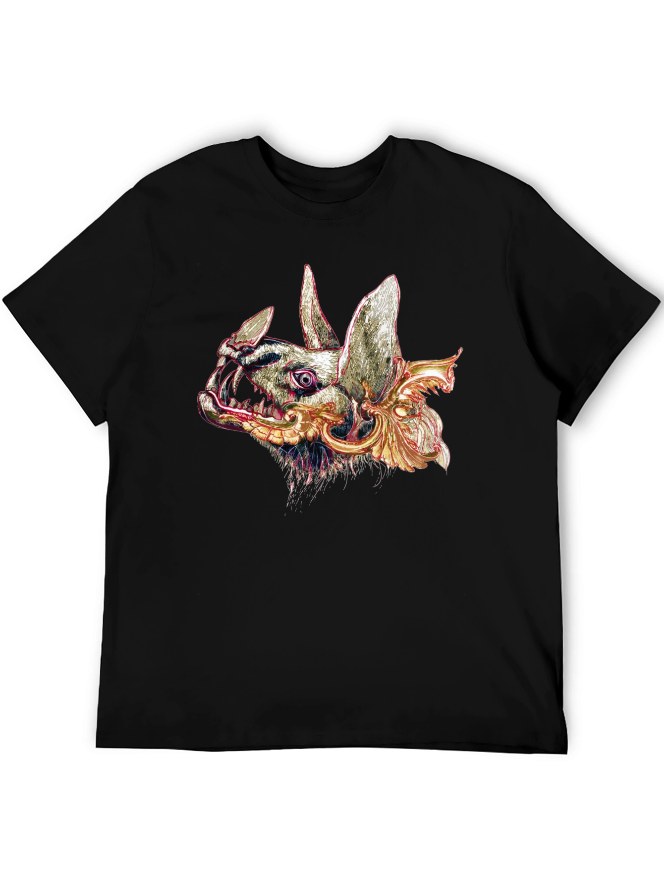 Graphic Bat T-Shirt - Black