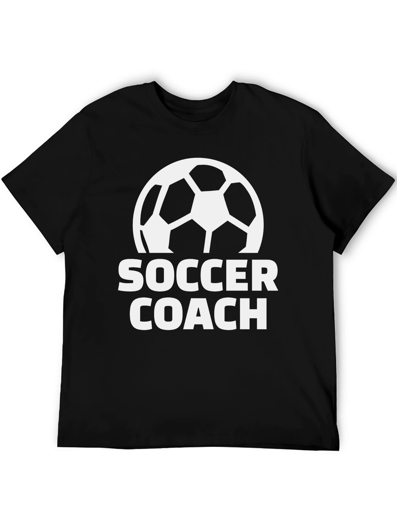 Soccer Coach Black T-Shirt