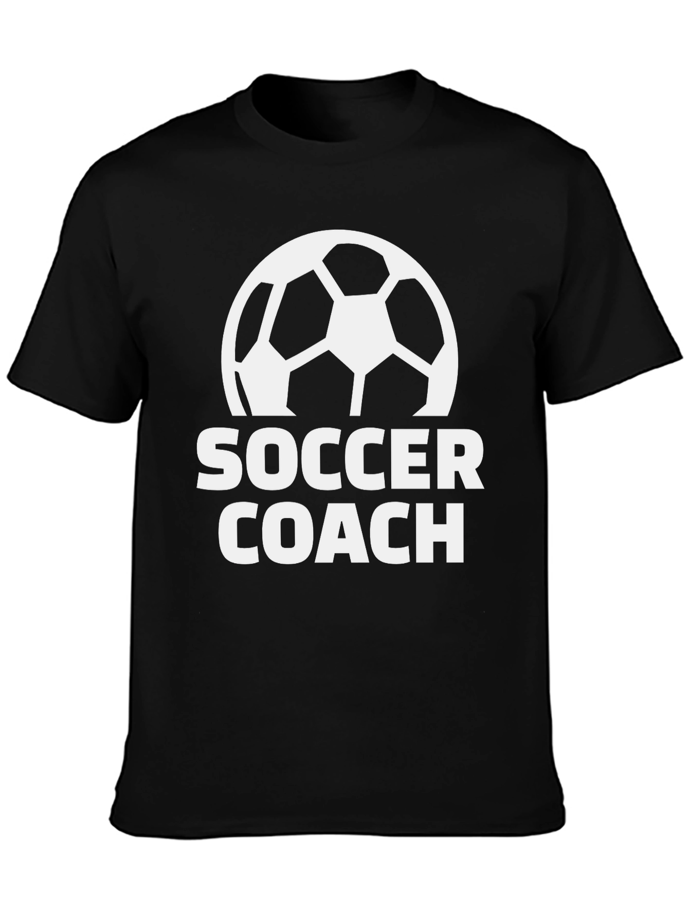 Soccer Coach Black T-Shirt
