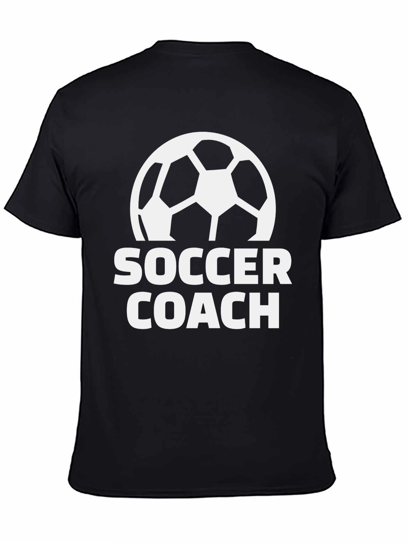 Soccer Coach Black T-Shirt