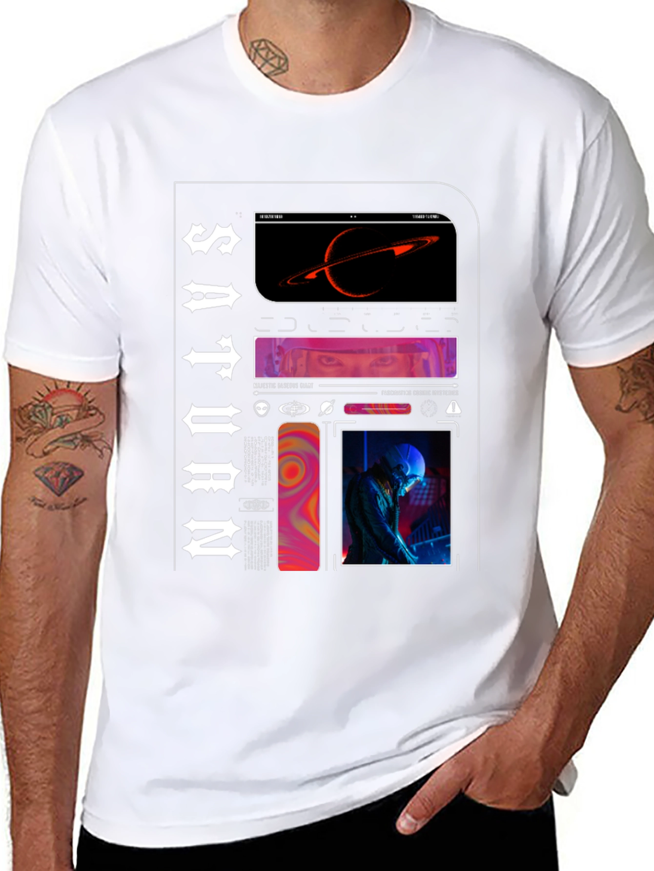 Saturn Man Graphic Tee