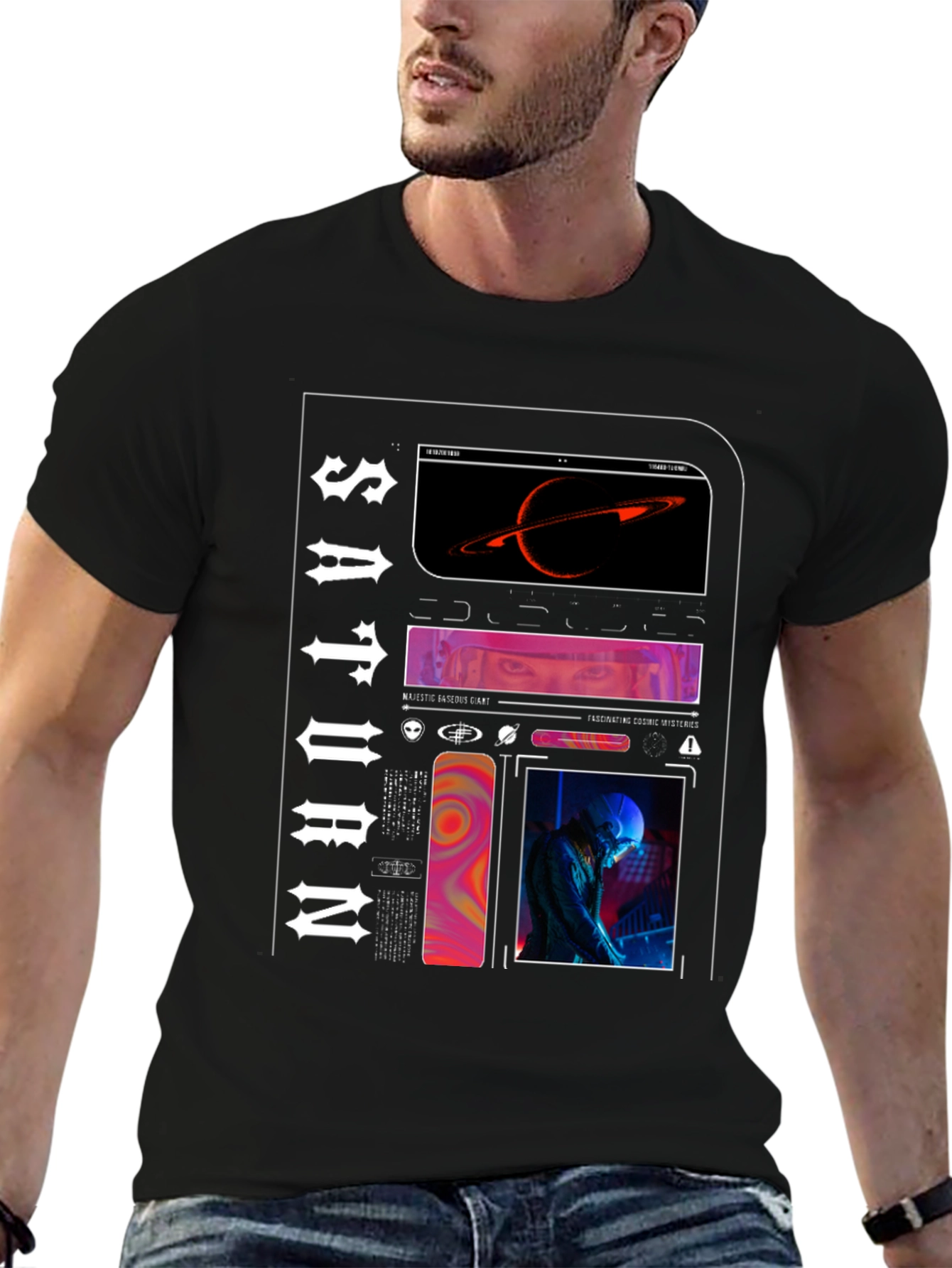 Saturn Man Graphic Tee