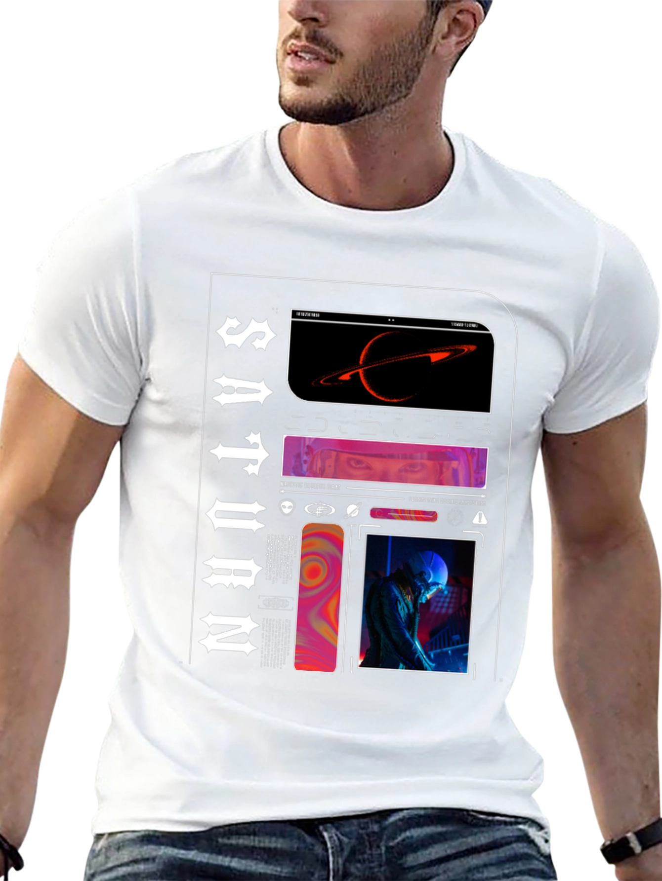 Saturn Man Graphic Tee