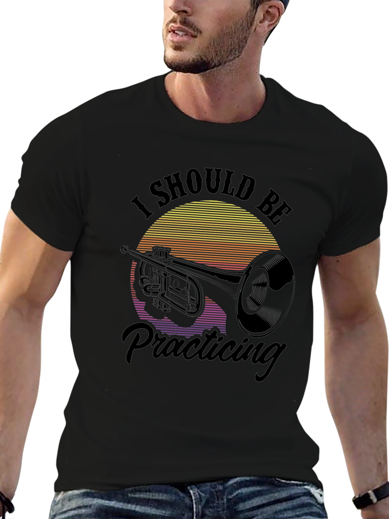 I Should Be Practicing Trumpet T-Shirt