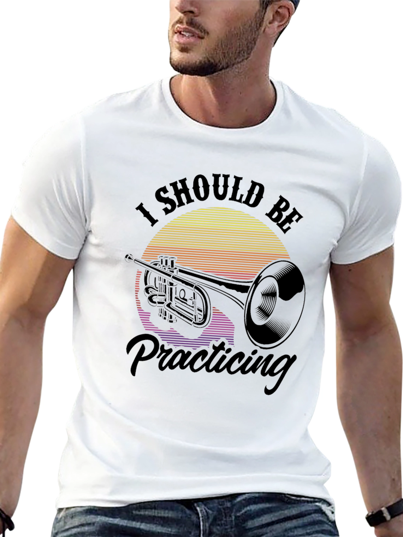 I Should Be Practicing Trumpet T-Shirt