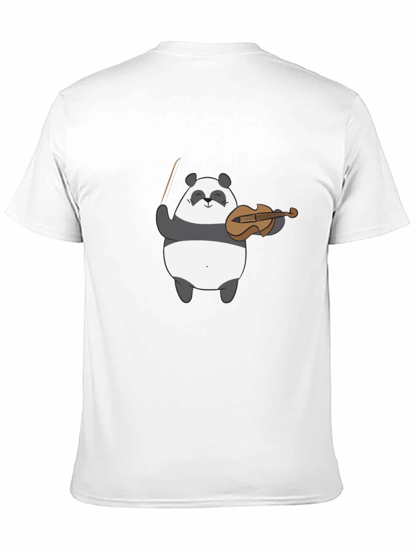Panda Violinist Graphic Tee - Cute Musical T-Shirt