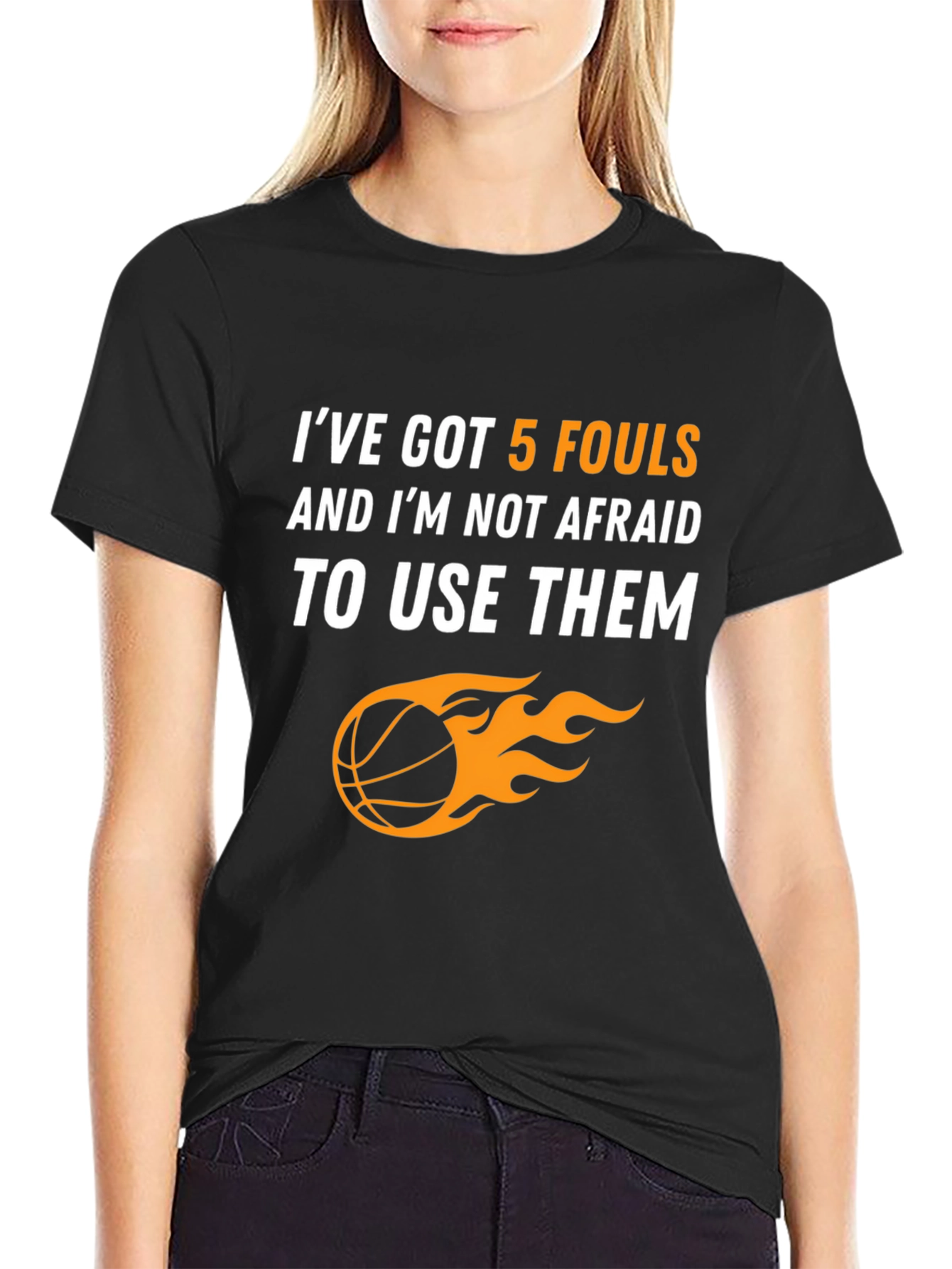 Basketball Fouls Graphic T-Shirt