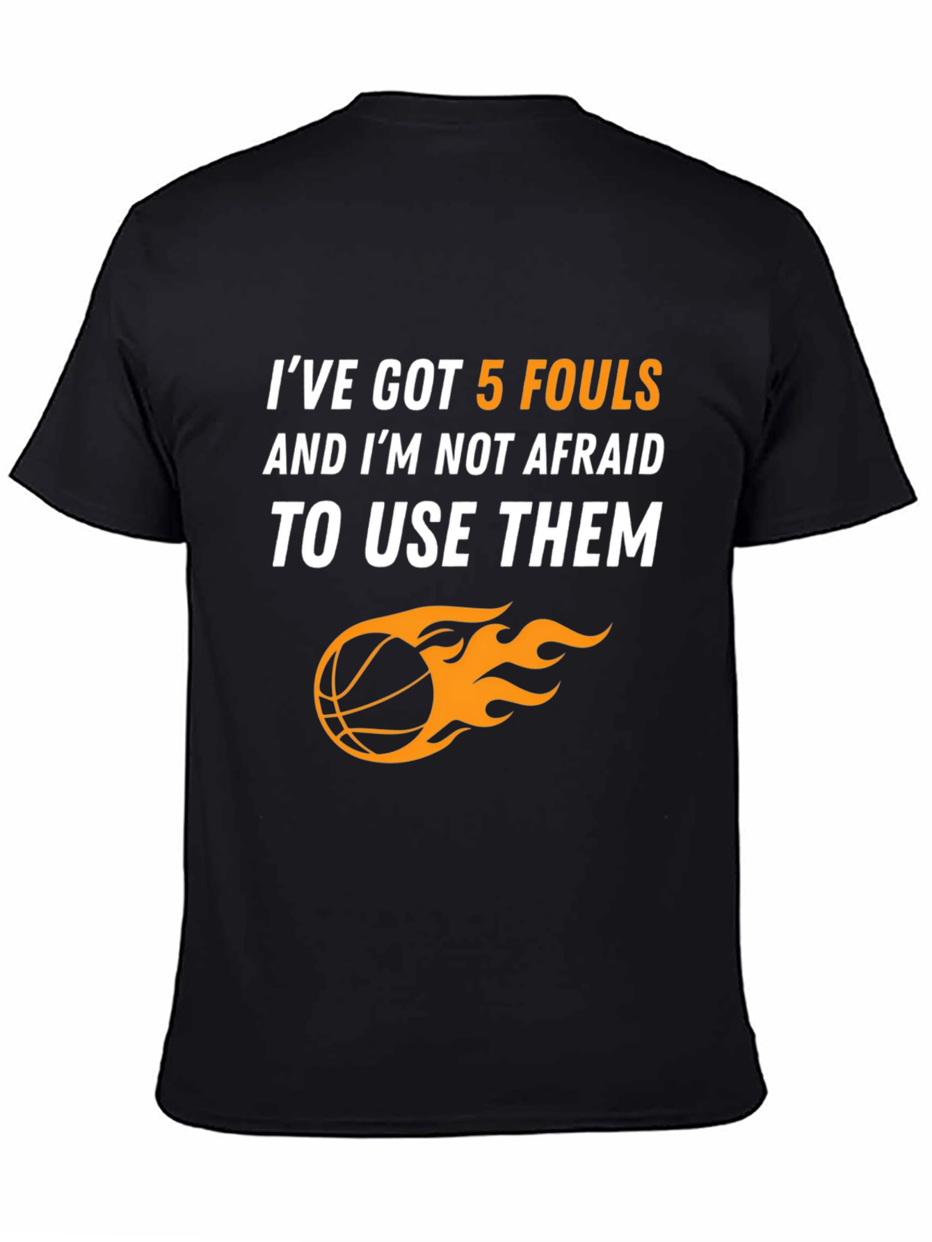 Basketball Fouls Graphic T-Shirt