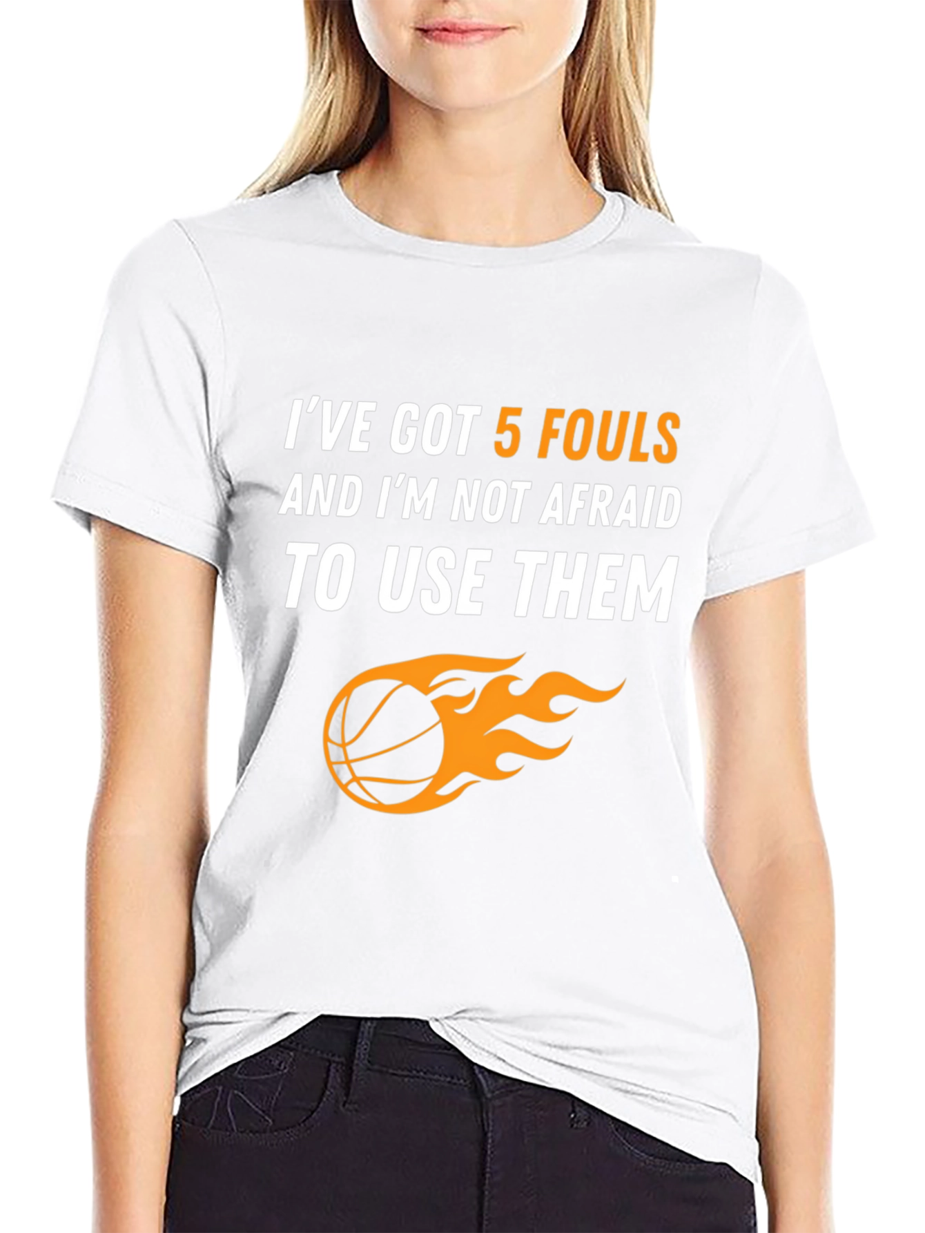 Basketball Fouls Graphic T-Shirt