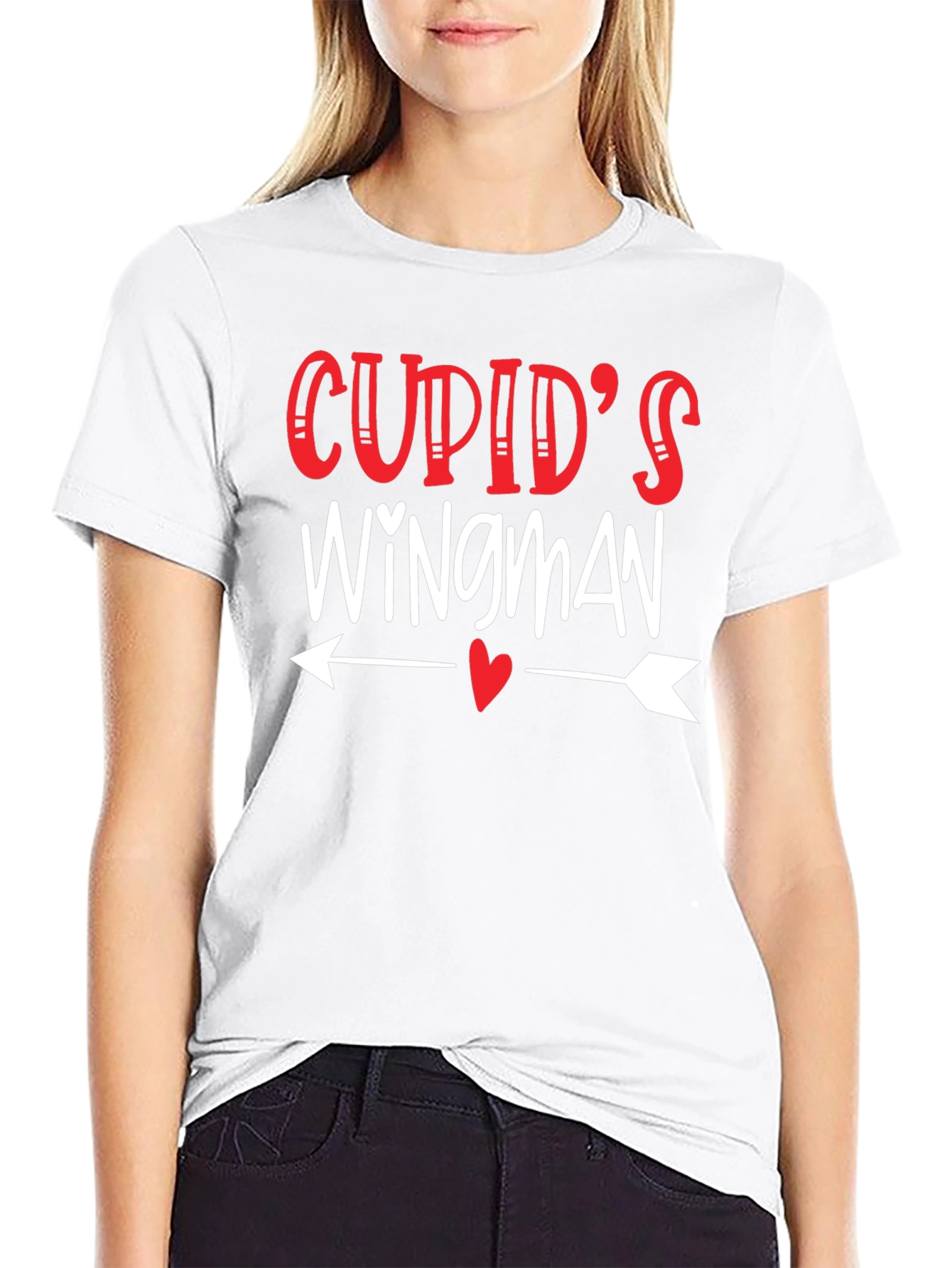 Cupids Wingman Valentines Day T-Shirt