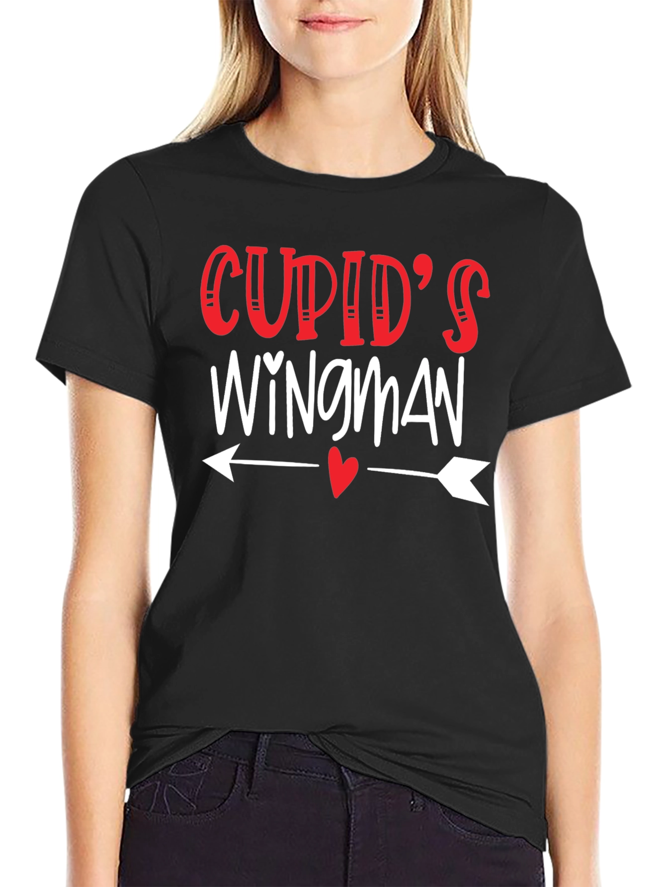 Cupids Wingman Valentines Day T-Shirt