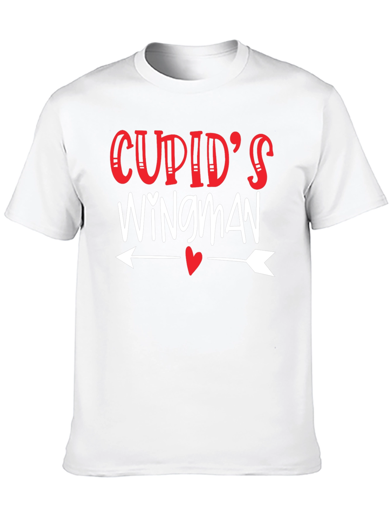 Cupids Wingman Valentines Day T-Shirt