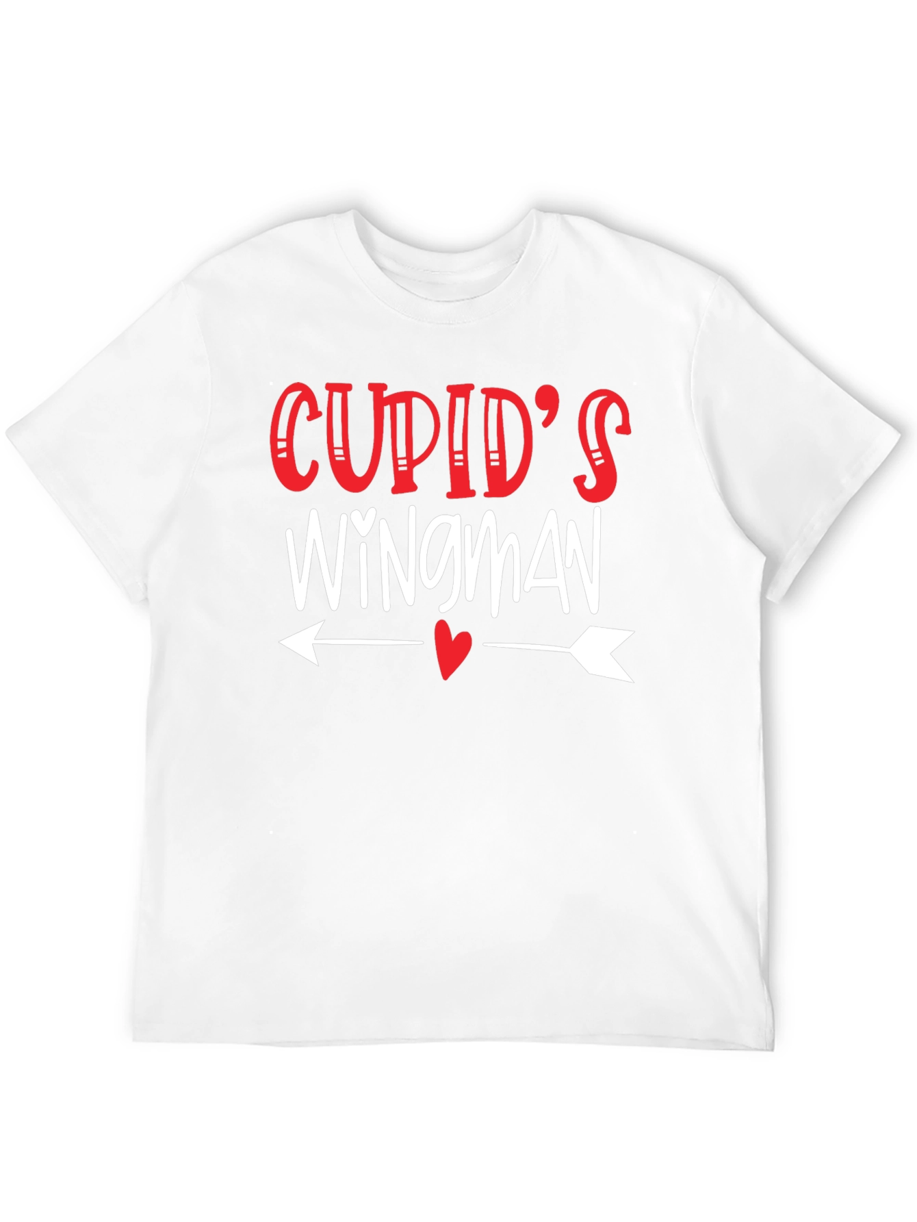 Cupids Wingman Valentines Day T-Shirt