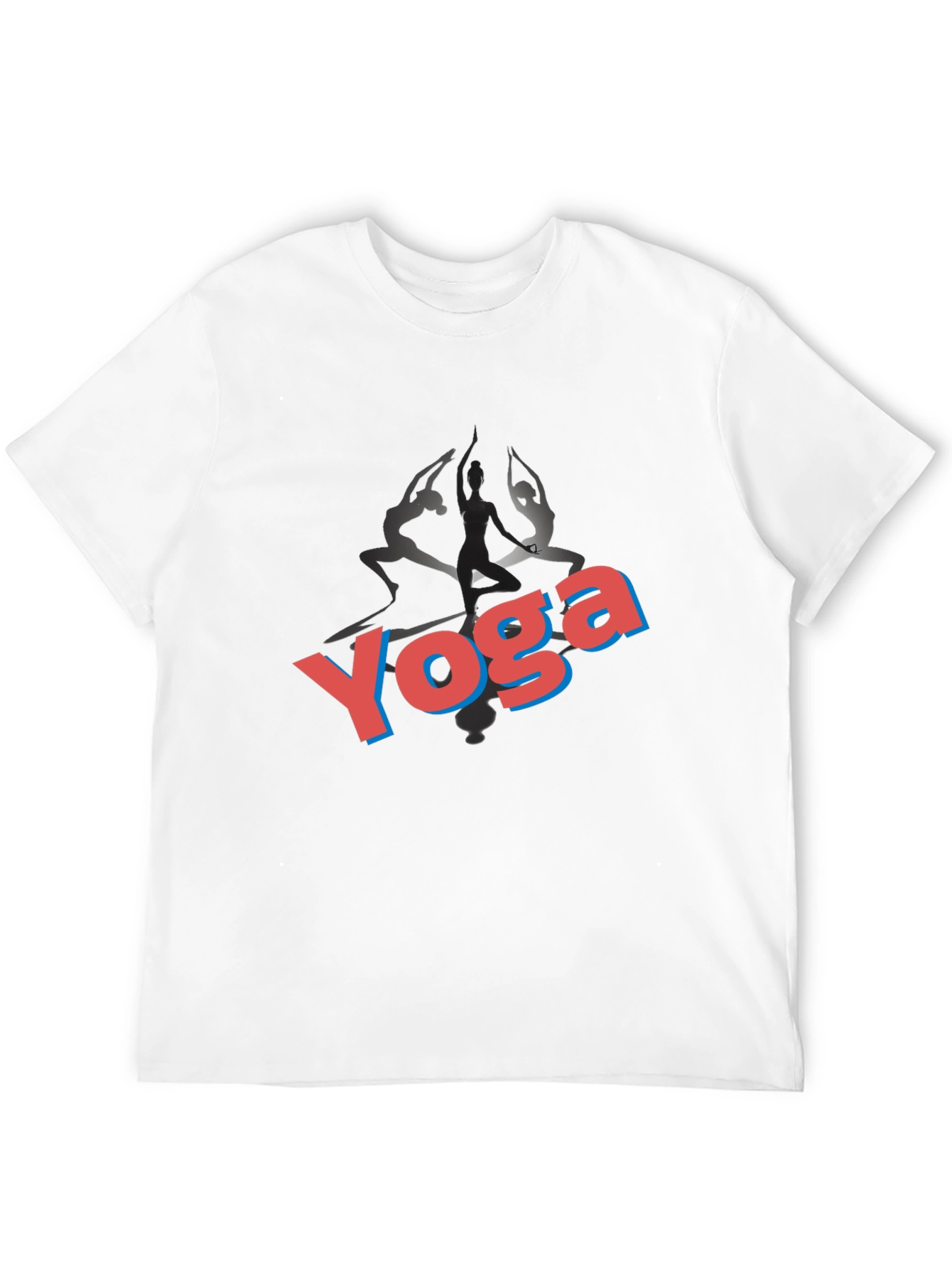 Yoga Graphic Print T-Shirt | Cotton Blend Tee