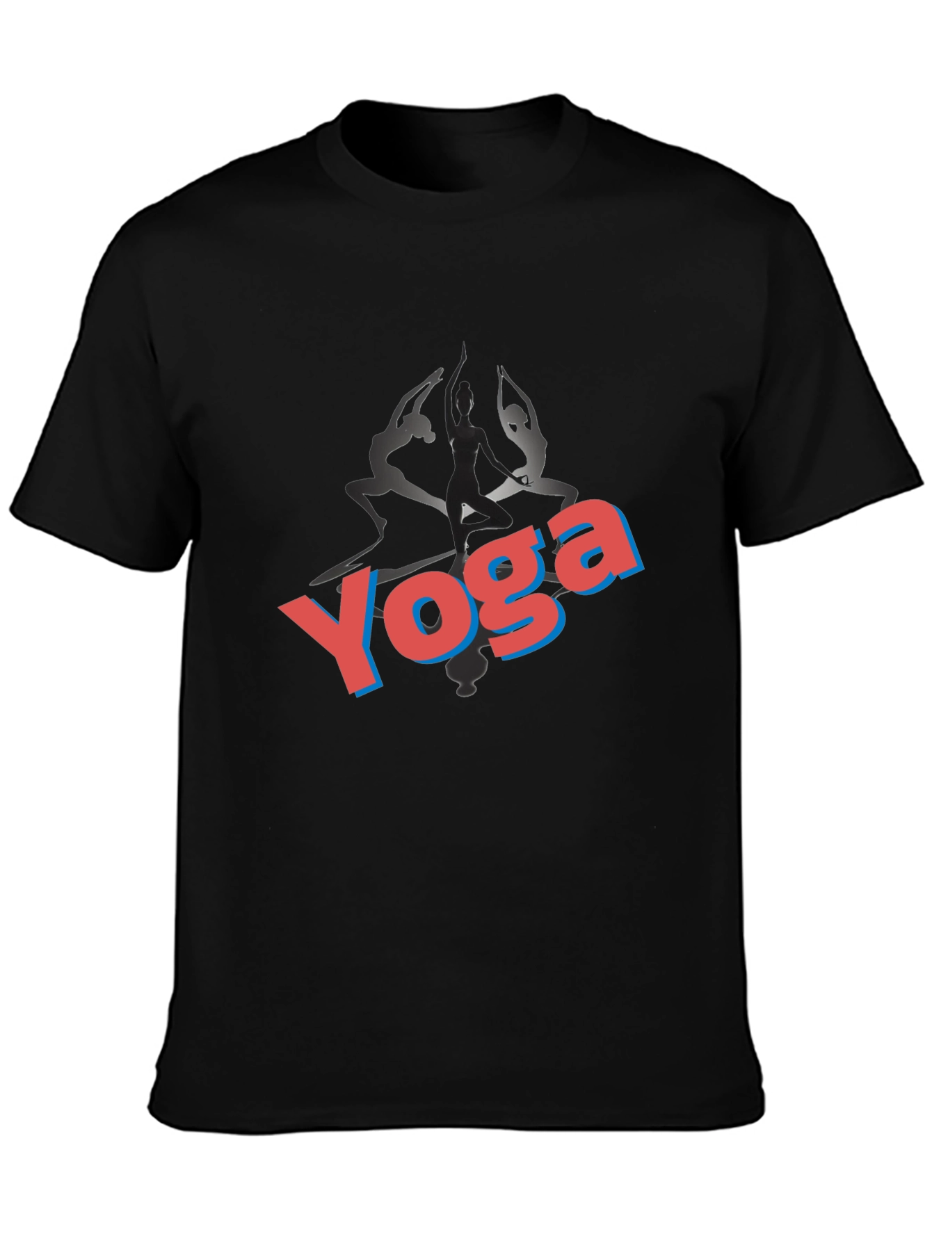Yoga Graphic Print T-Shirt | Cotton Blend Tee