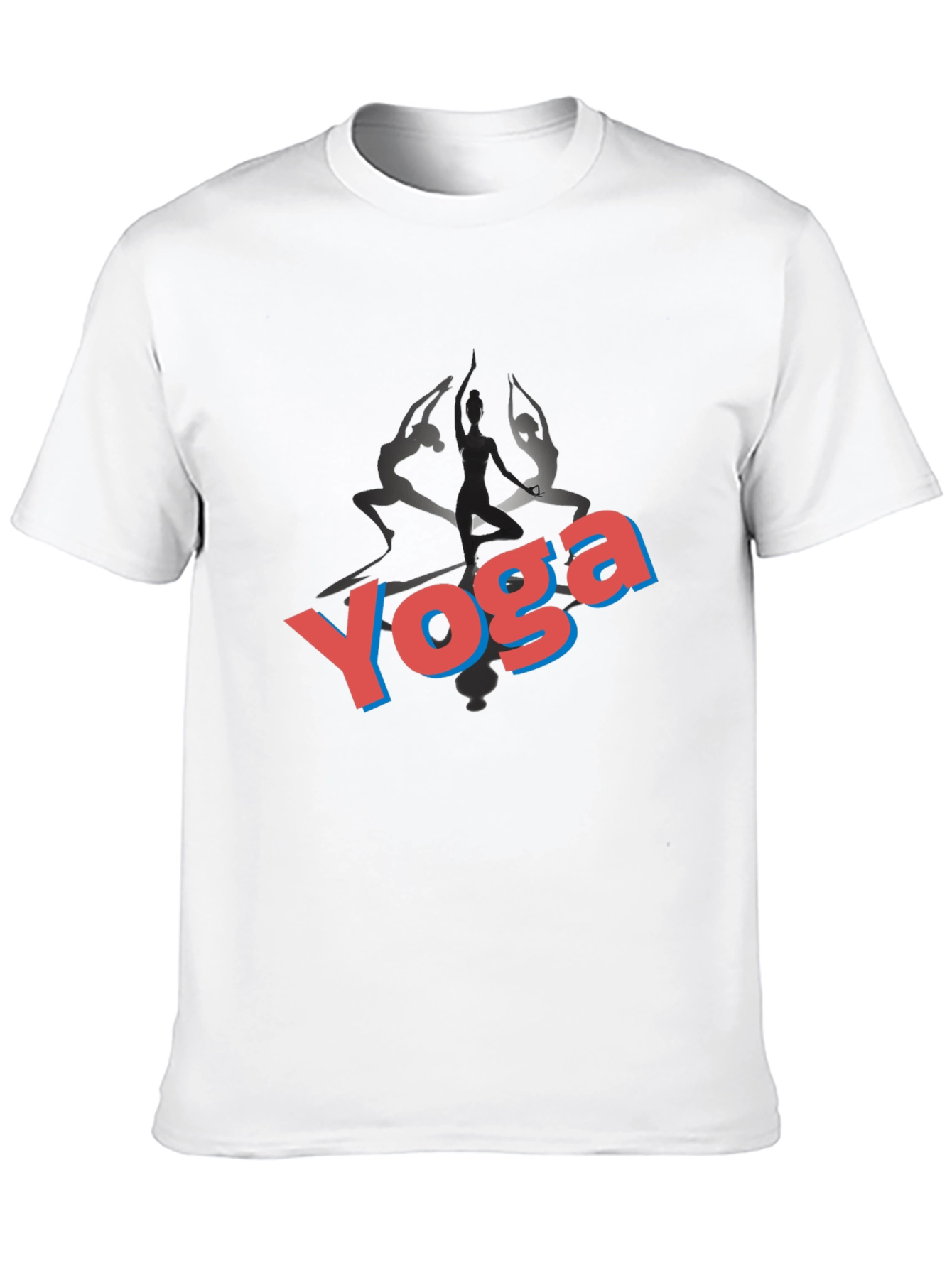 Yoga Graphic Print T-Shirt | Cotton Blend Tee