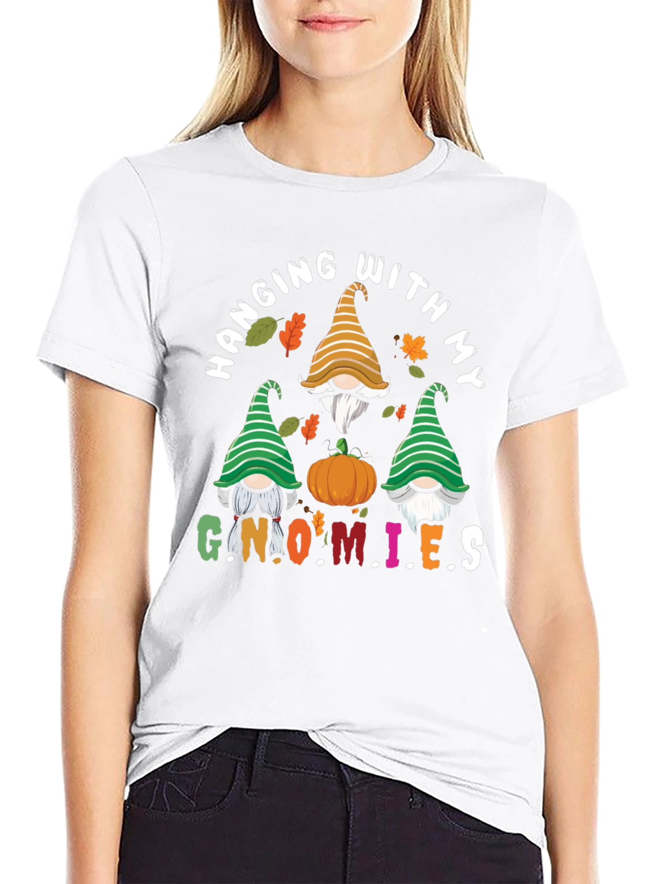 Hanging With My Gnomies T-Shirt - Autumn Fall Season