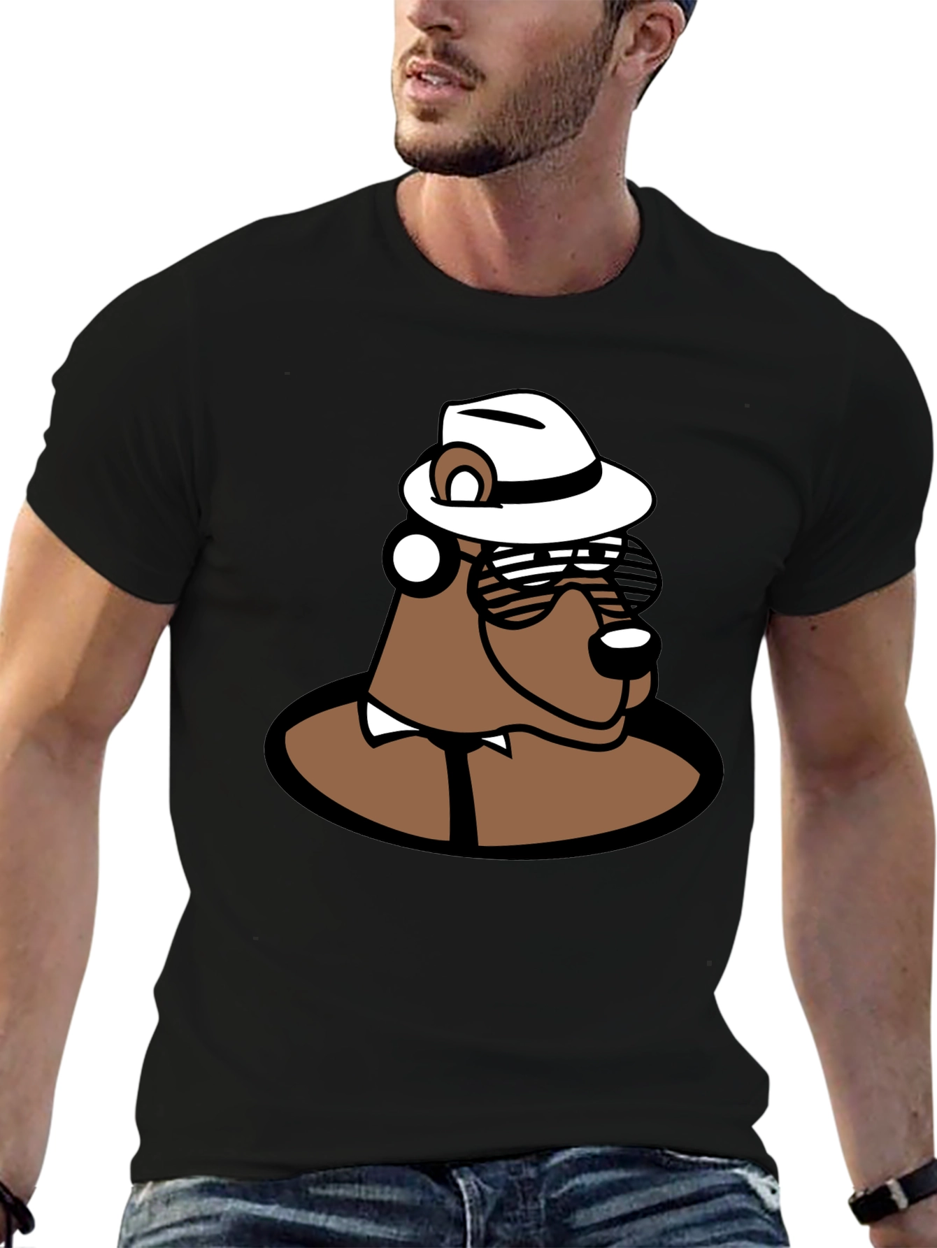 Cool Cartoon Bear T-Shirt