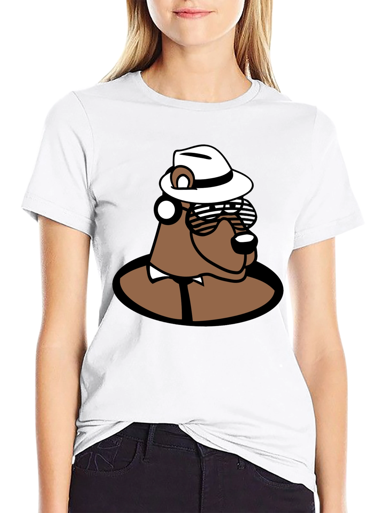 Cool Cartoon Bear T-Shirt