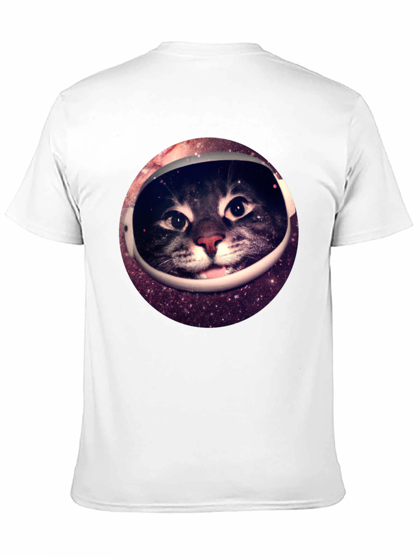 Space Cat Black T-Shirt