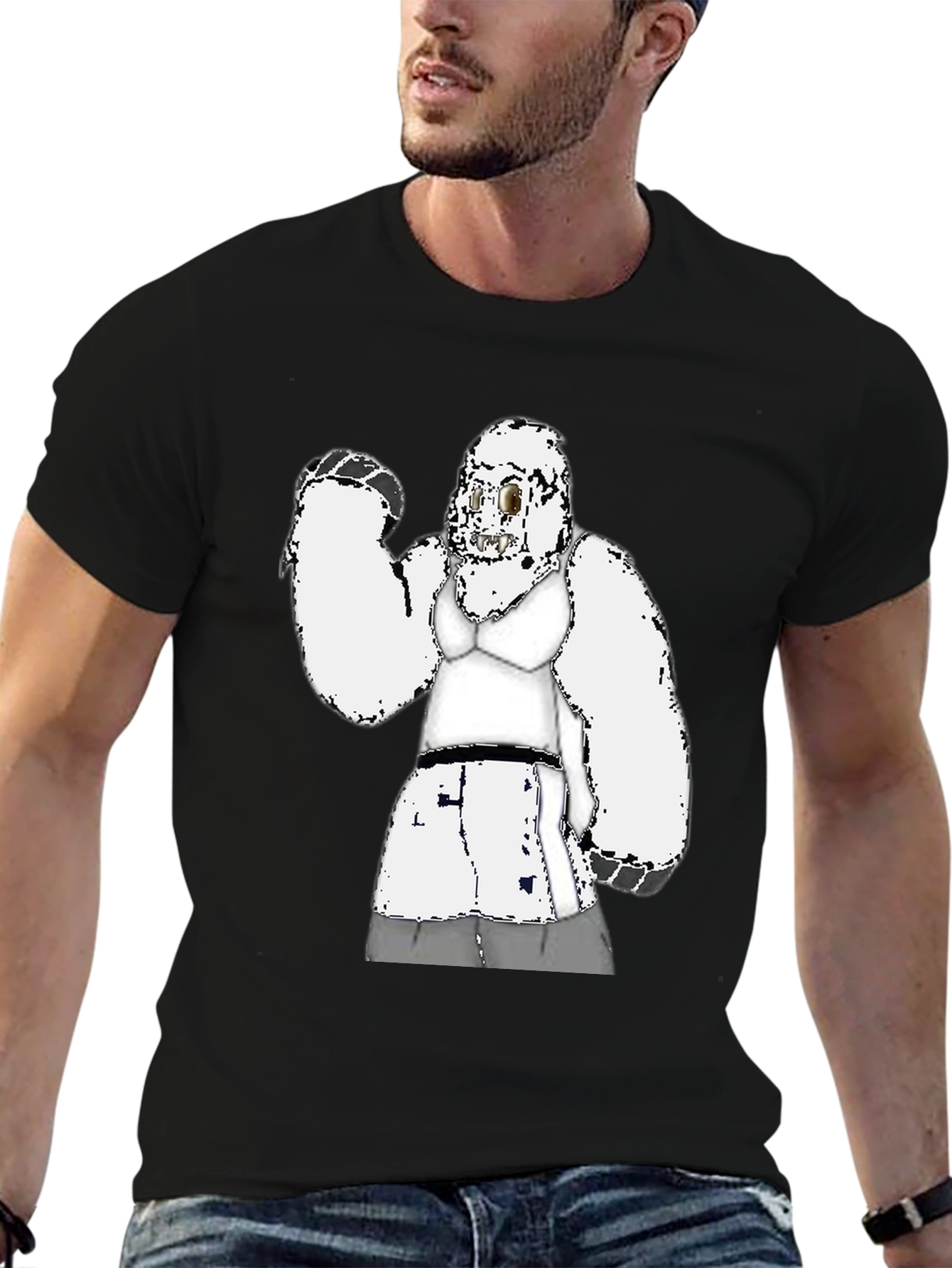 Funny Gorilla in Bra Graphic Tee