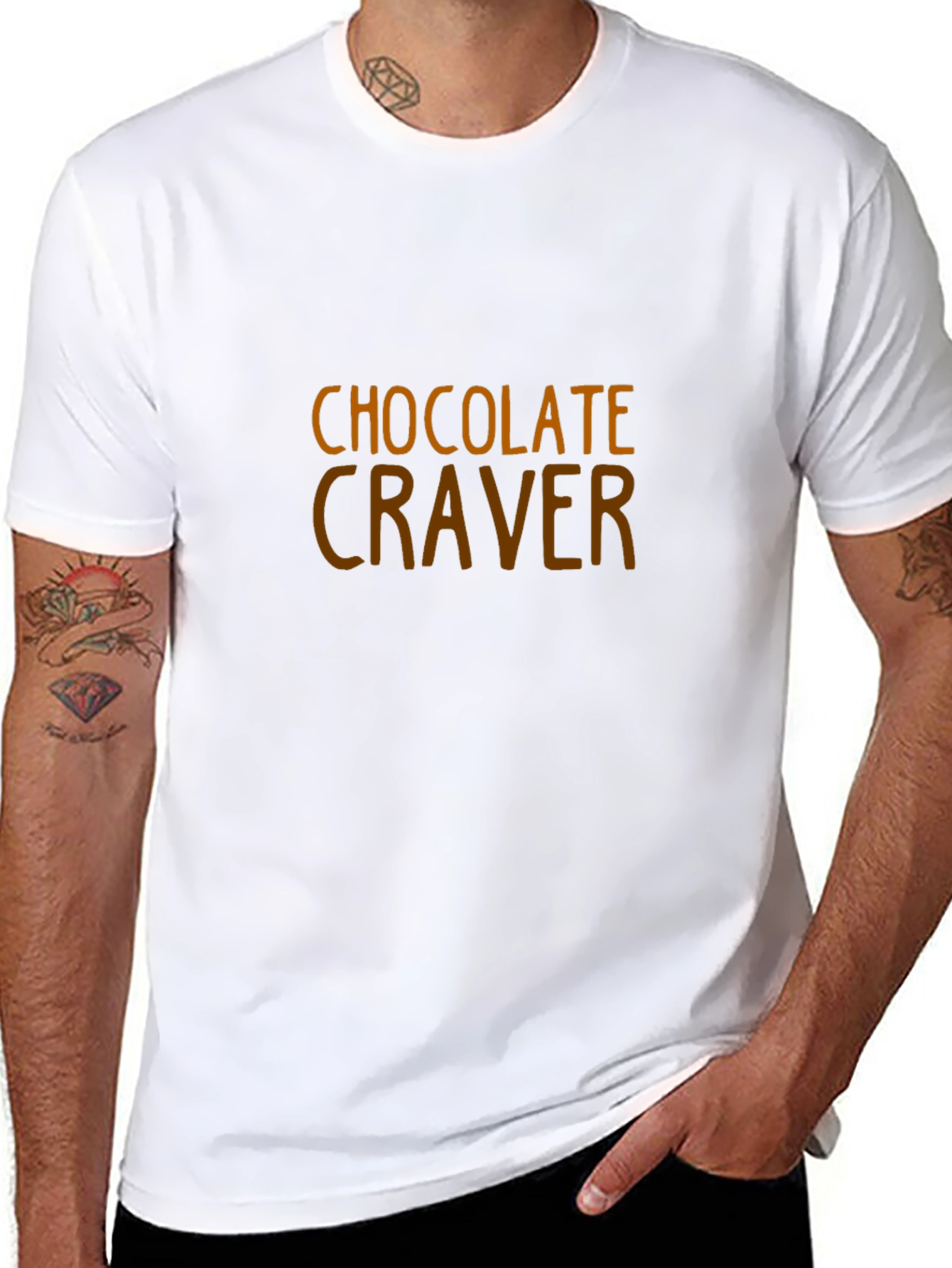 Chocolate Craver Graphic Tee - Soft Cotton Blend