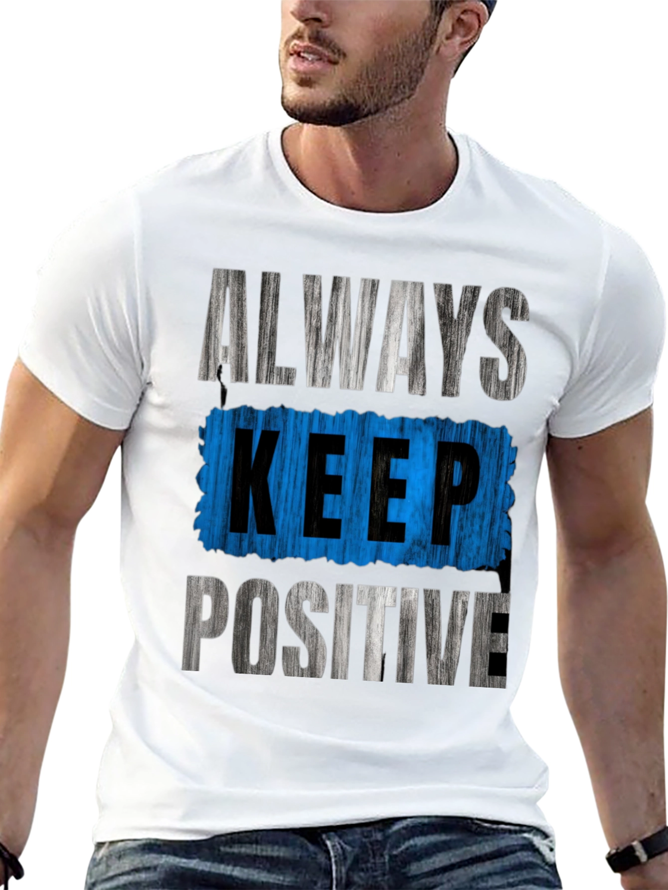Always Keep Positive Graphic Tee