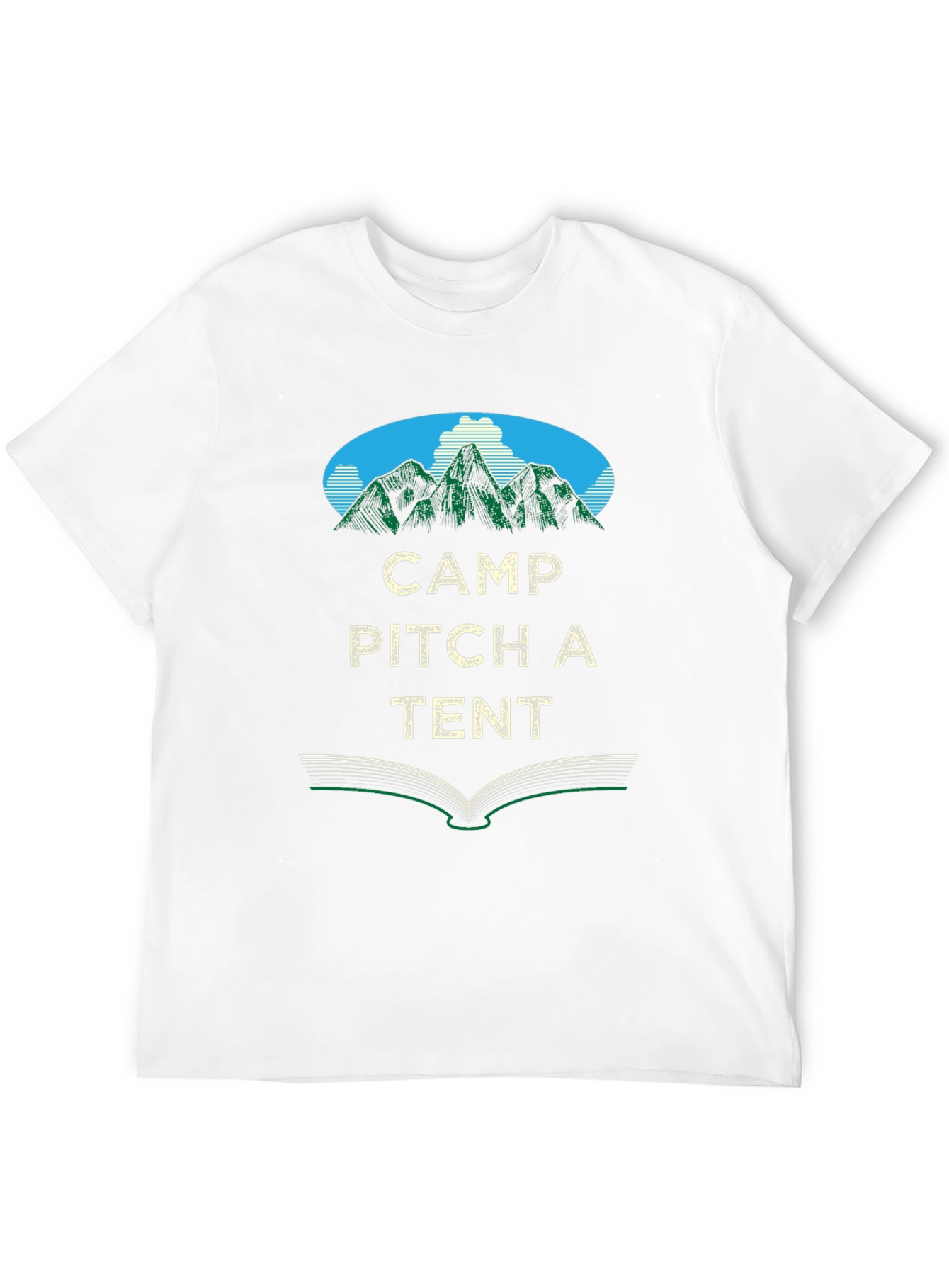 Camp Pitch a Tent Graphic Tee - Adventure Awaits!