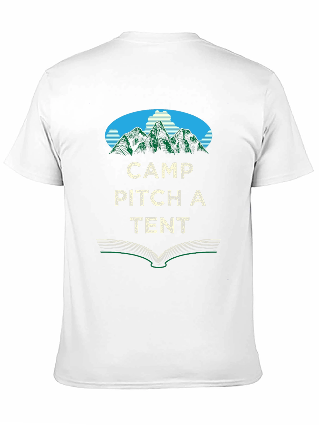 Camp Pitch a Tent Graphic Tee - Adventure Awaits!