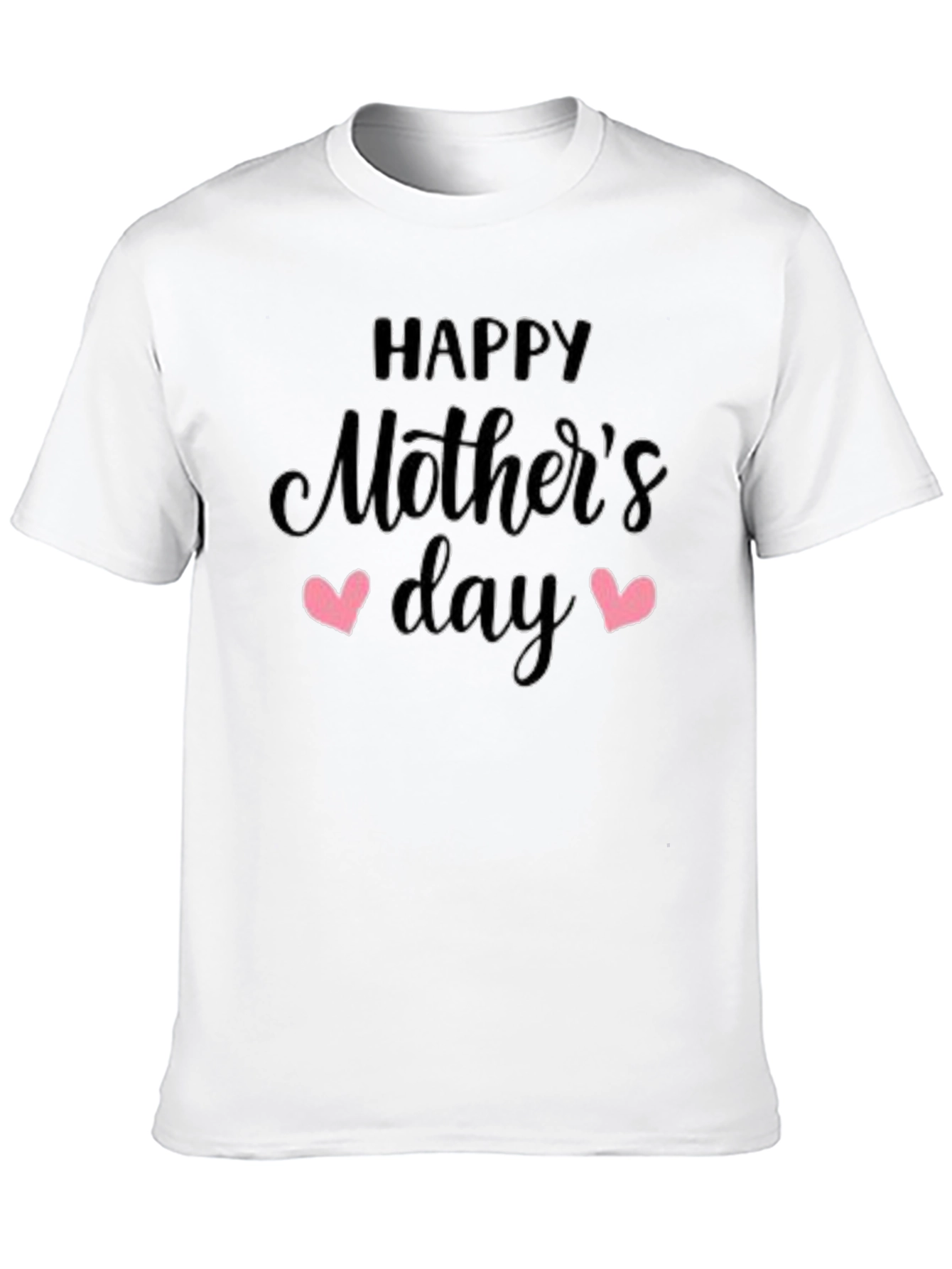 Happy Mothers Day T-Shirt - Black
