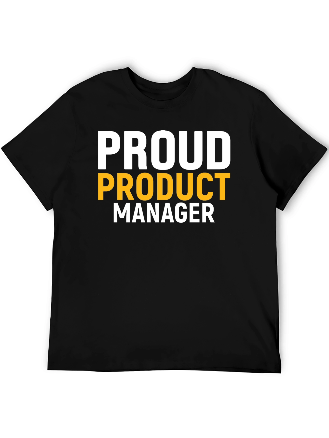 Proud Product Manager Black T-Shirt