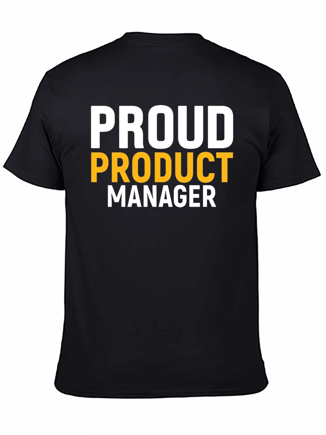 Proud Product Manager Black T-Shirt