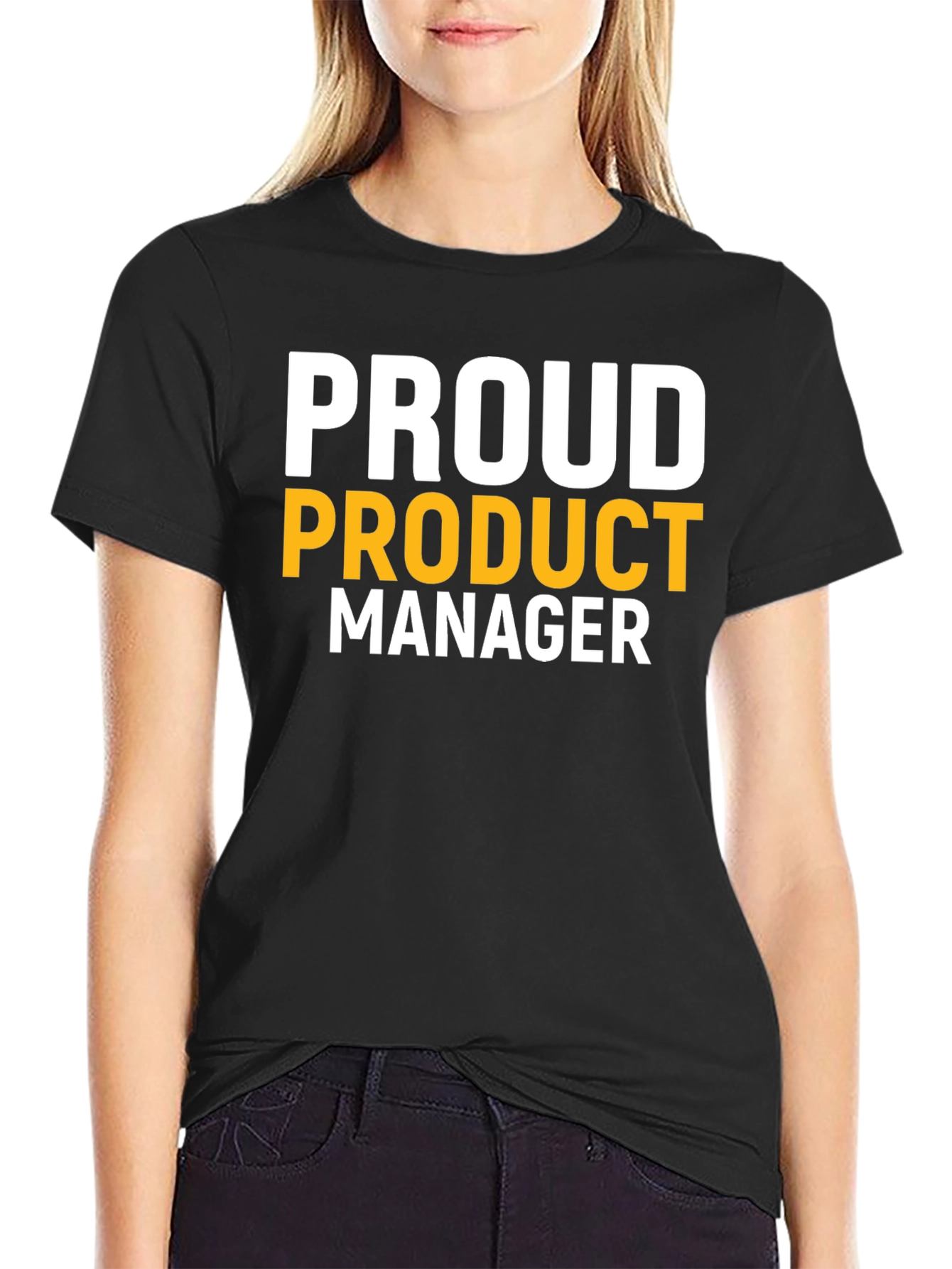 Proud Product Manager Black T-Shirt