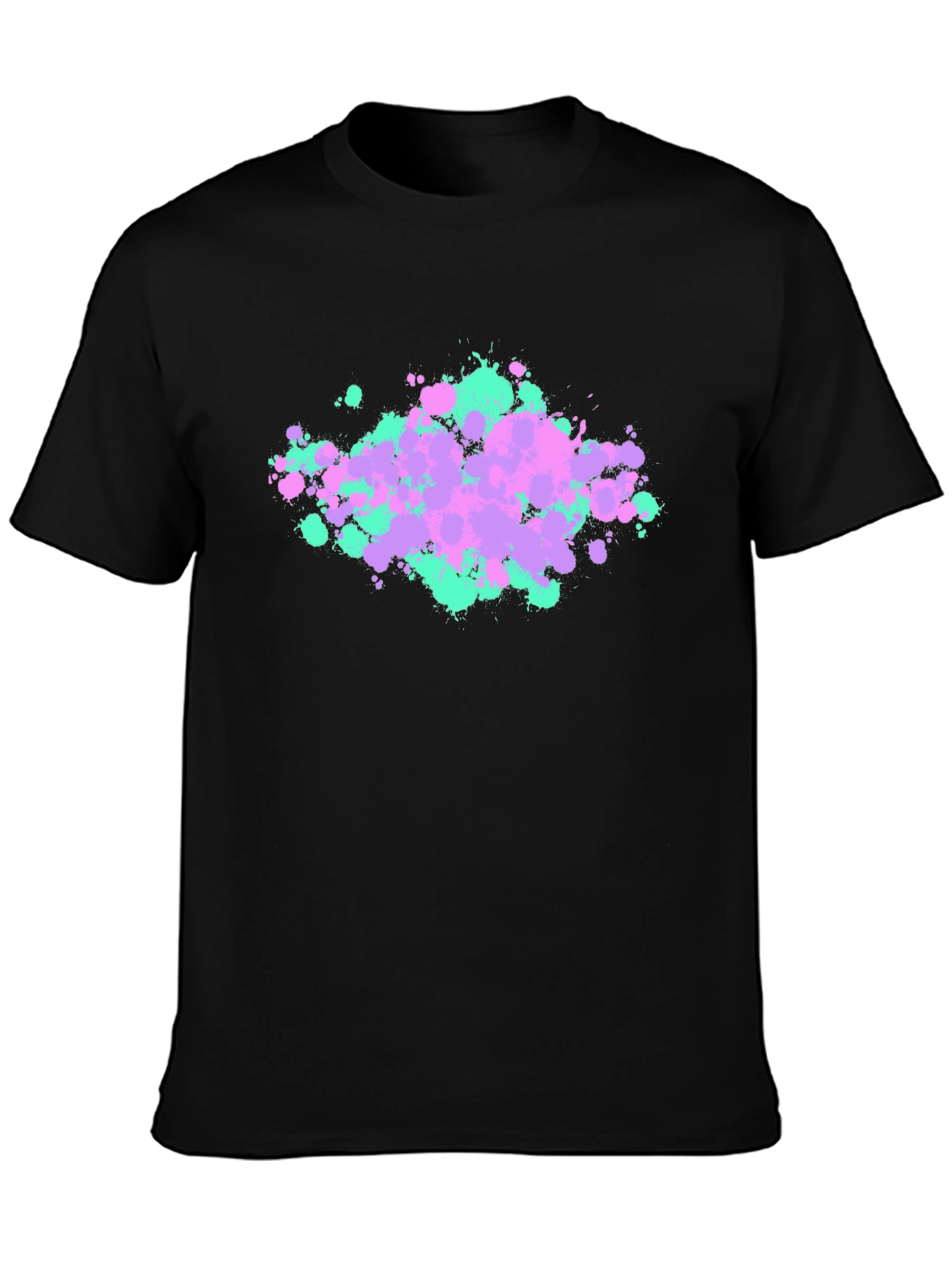Abstract Paint Splatter T-Shirt